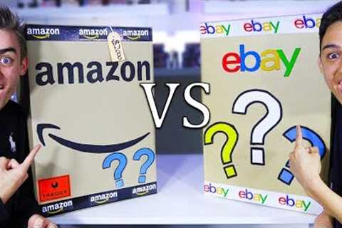 AMAZON MYSTERY BOX VS EBAY MYSTERY BOX! (OMG XBOX SERIES X!?) EPIC CHALLENGE - GIVEAWAY