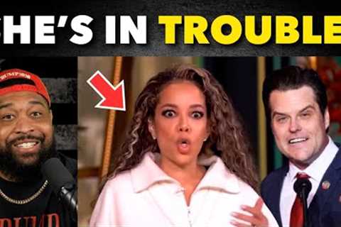 Sunny Hostin INSTANTLY REGRETS Defaming Matt Gaetz, FORCED TO APOLOGIZE