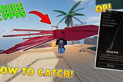 HOW TO CATCH EASY COLOSSAL SQUID in FISCH | Roblox