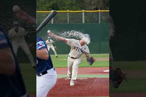 Pitcher leaves it all ON THE FIELD! 🤢⚾ #324sports #pitchers #baseball #highlights