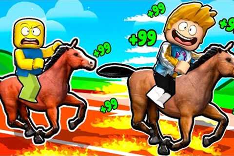 Becoming The Fastest In Roblox Horse Race