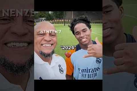 Endrick With Roberto Carlos in 2024 But Played in 1960 🥶🗿 #shorts #viral #funny #trending #fypシ..