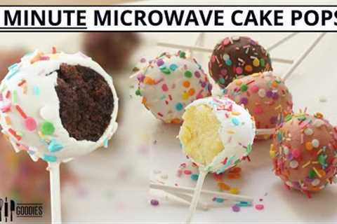 1 Minute Microwave CAKE POPS! The EASIEST way to make Cake Pops !