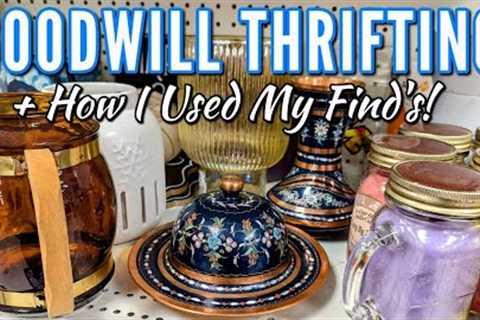 🛍GOODWILL SHOP WITH ME & HAUL + HOW I USED MY THRIFTED FINDS | THRIFTING IN 2024