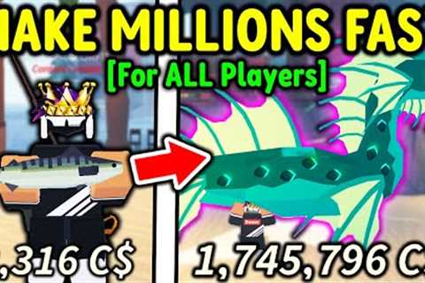 FASTEST Way To Make MILLIONS From BEGINNER To PRO in Roblox Fisch..