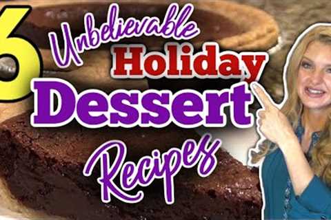 6 Incredible THANKSGIVING DESSERT RECIPES you NEED to make for the HOLIDAYS! Tasty HOLIDAY DESSERTS