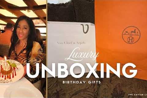 Unboxing My Luxury Birthday Gifts! Van Cleef & Hermes