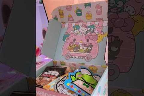 Sanrio Mystery Snack Box 🍥 #sanrio #hellokitty #kawaii #snacks #snackbox #unboxing #asmr