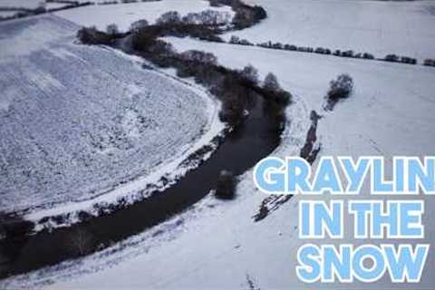 Euro Nymph Fly Fishing For Grayling In The Snow