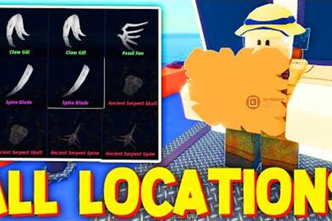 How To FIND ALL 10 PREHISTORIC FISH BONES LOCATIONS in FISCH! (Dr. Finneus Event) ROBLOX