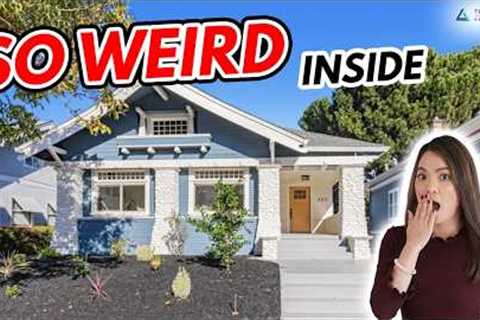 This Weird Craftsman House was Hiding Something | Weird House Flip Mid Renovation