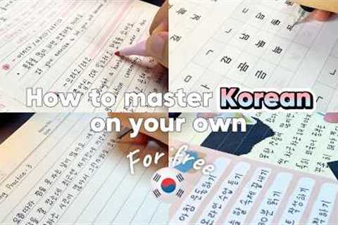 🇰🇷How to learn Korean on your own+tips and resources you need