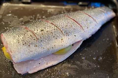 Sea Bass Catch, Clean and Cook - Fresh Line Caught Bass