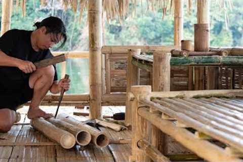 Making Tea Tables From Bamboo, Natural Food, Cooking: River Survival | EP.408