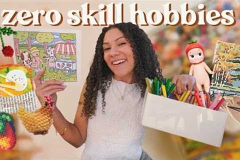 15 Beginner Cozy Hobbies - zero skills required to jump in!