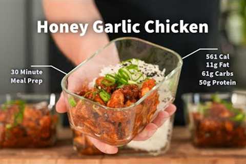 HONEY GARLIC CHICKEN Meal Prep for WEIGHT LOSS and MUSCLE GAIN