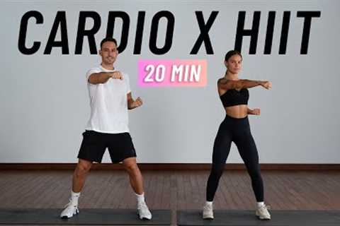 20 MIN CARDIO HIIT WORKOUT - ALL STANDING - Full Body, No Equipment, No Repeats