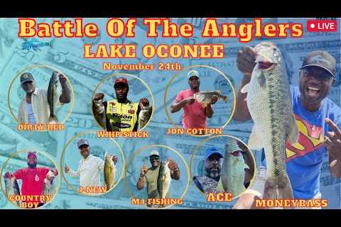 Lake Oconee Battle Of The Anglers! Let the TRASH TALK begin. JOIN THE LIVE CHAT!