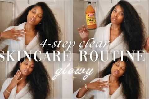 How to Prevent Acne &amp; Get HEALTHY Hydrated Skin (4-Steps)💦 UNSPONSORED Skincare Routine