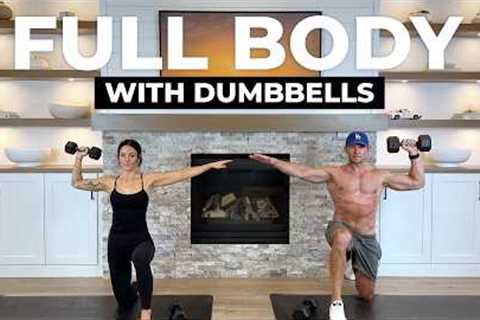 35 Min Full Body Dumbbell Workout at Home | Torch Calories Fast!