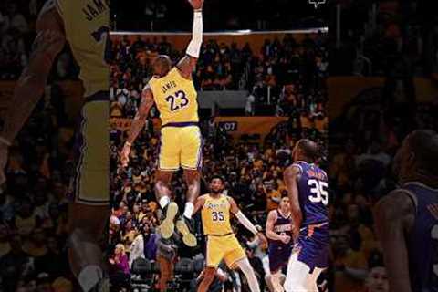LeBron's JUMPING ABILITY is INSANE in Year 21!😳😳