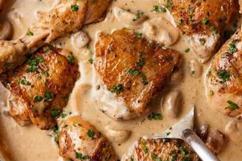Chicken Fricassee - quick French Chicken Stew
