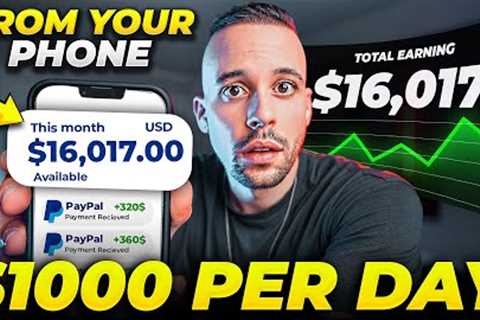 ($1000/Day) Laziest Side Hustle To Make Money Online From Your Phone Using AI