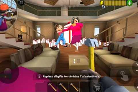 Replace All Gifts To Ruin Miss T Valentine's In Scary Teacher 3D