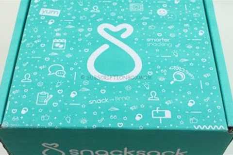SnackSack Gluten Free March 2019 Unboxing/Tasting + Coupon