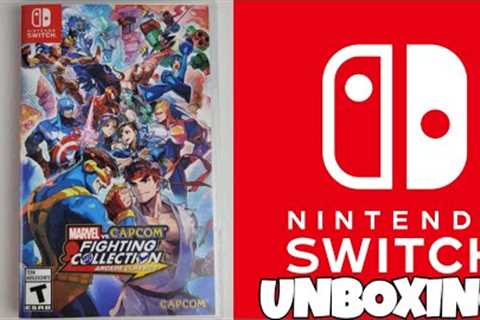 MARVEL VS CAPCOM FIGHTING COLLECTION NINTENDO SWITCH GAME UNBOXING