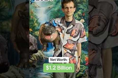 Vitalik Buterin Net Worth EVERY YEAR! #vitalikbuterin #ethereum #eth