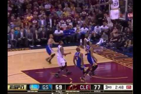 Lebron James jumps over 3 meters and breaks the glass
