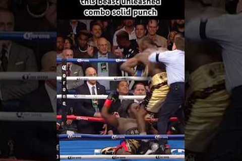 this beast unleashed combo solid punch #shortsfeed #shortvideo #subscribe #shorts #trending #boxing