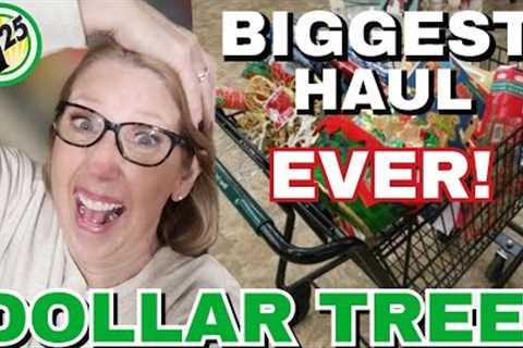 DOLLAR TREE HAUL | BIGGEST HAUL WE'VE EVER DONE it's ALL $1.25 | BRAND NAMES #dollartreehaul