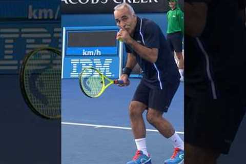 Mansour Bahrami has the ULTIMATE tennis hack 😂