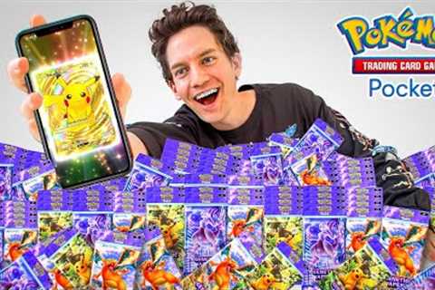 Opening 100x Pokémon TCG Pocket Booster Packs