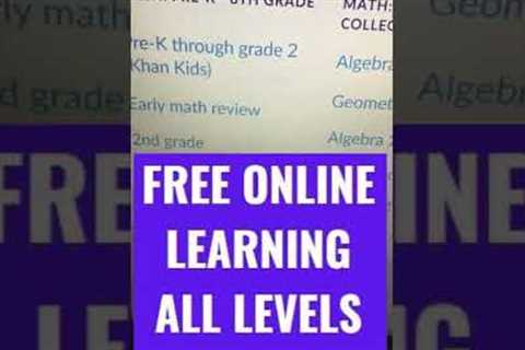 Online Schooling With The Khan Academy #learning #homeschooling #makemoneyonline