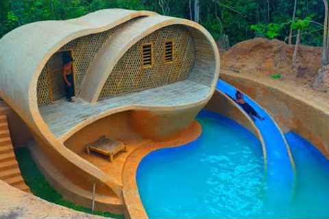 My 365Days Building Luxury Dream House Full Furniture and Beautiful Pool Summer Holiday in Jungle