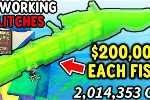 Catching MOST VALUABLE FISHES With WORKING GLITCHES in Roblox Fisch..