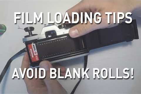 Beginner tips for loading film. Avoid blank rolls!