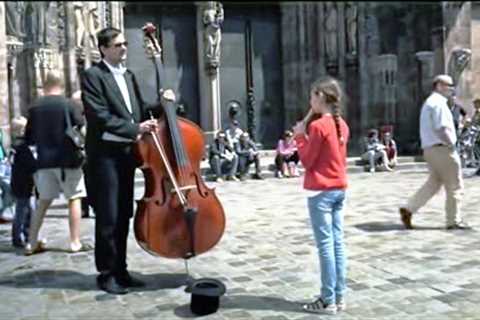 A Little Girl Plays For A Street Musician And Gets The Best Surprise In Return