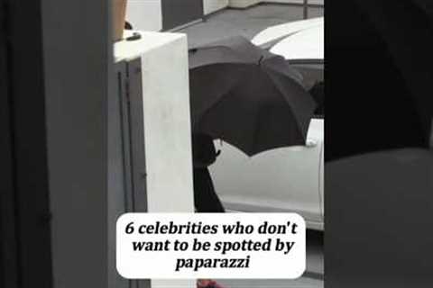 7 Celebrities Who Don't Want to Be Spotted by Paparazzi