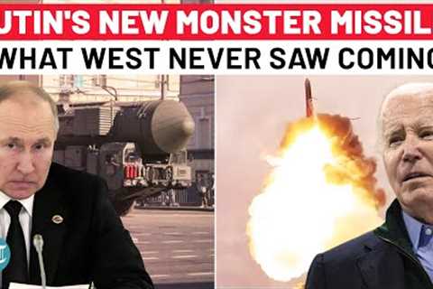 Russia's Monster Missile Shakes Ukraine For Hours | West Won’t Believe What Putin Just Unveiled