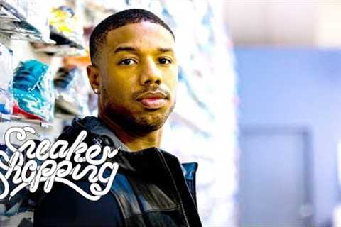 Michael B. Jordan Goes Sneaker Shopping With Complex