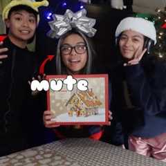 VLOGMAS DAY 2 🎄: BLIND DEAF & MUTE BUILDING A GINGERBREAD HOUSE