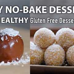 HEALTHY NO BAKE DESSERTS ready in 10 minutes | Easy Vegetarian and Vegan Recipes