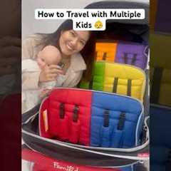 How to Travel with Multiple Kids #travel #parenting #stroller #familytravel