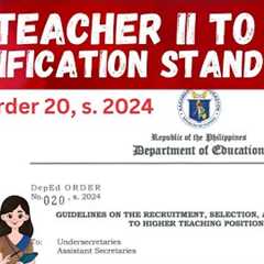 Teacher II to VII & MT I to V RECLASSIFICATION  (DepEd Order 20, s. 2024) Cut-off Points is 50!