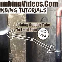 Water Pipe Leak Repair / Joining Copper & Lead