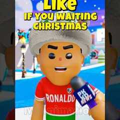 Ronaldo Christmas Meme 😂 PK XD funny moments #funny #memes #animation #ronaldo #shorts